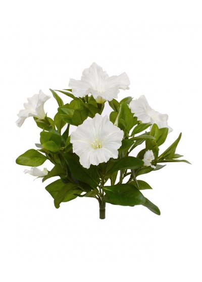 Bouquet di Petunia Artificiale 25cm Crema
