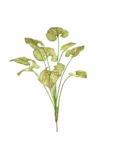 Brunnera Pianta Artificiale 55cm - Verde/Marrone