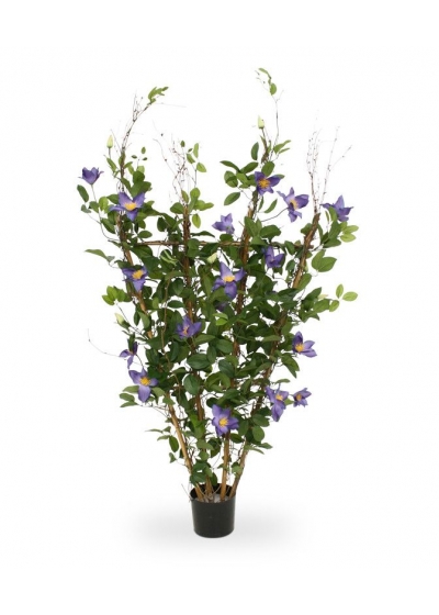 Clematis siepe Artificiale 125cm - Viola Porpora