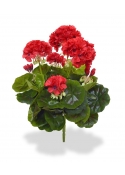 Geranio Pianta Artificiale 40cm - Rosso