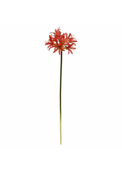 Nerine Lilium fiore Artificiale 70cm Arancione