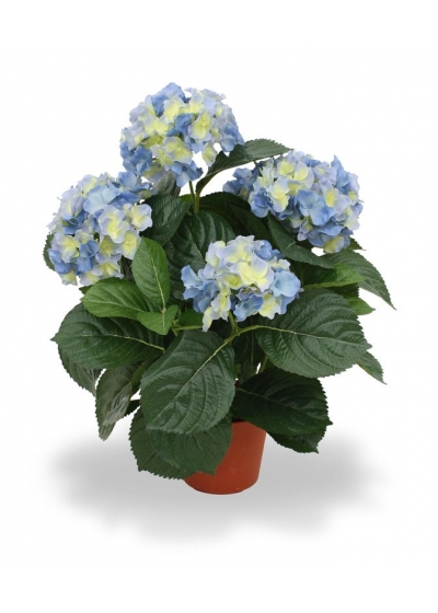 Ortensia Artificiale Deluxe 45cm - Blu