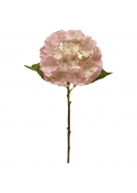 Ortensia fiore Artificiale 50cm Rosa