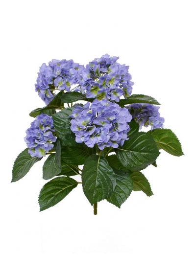Ortensia Pianta Artificiale 40cm - Blu