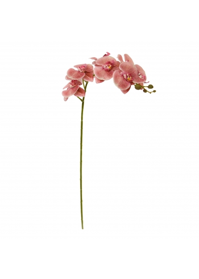 Phalaenopsis Orchidea Artificiale 95cm Rosa Salmone