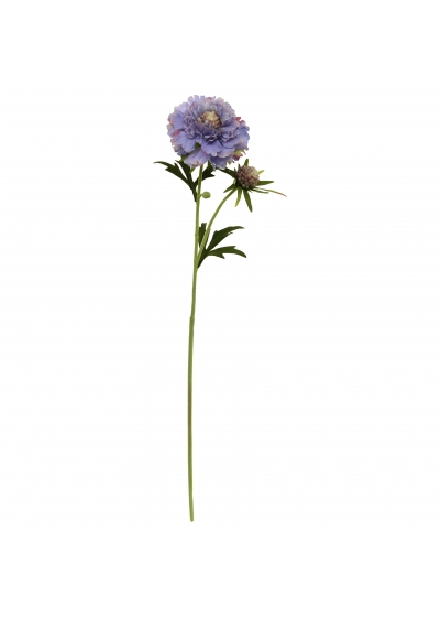 Scabiosa fiore Artificiale 57cm Blu