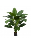 Spathiphyllum King Pianta Artificiale 100cm - Verde