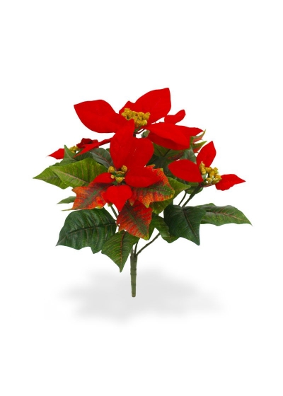 Stella di Natale Artificiale 25cm - Rosso