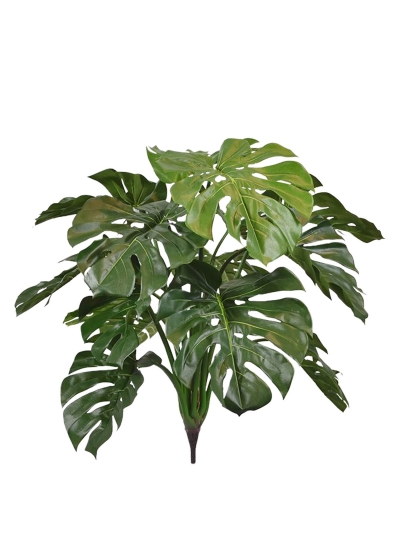 Monstera Deluxe Pianta Artificiale 75cm - Ignifugo