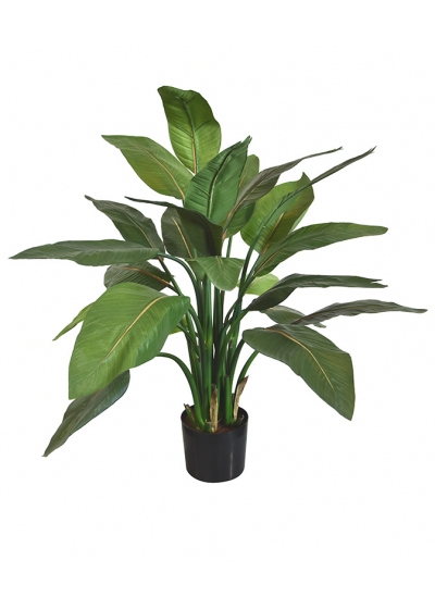 Strelitzia Pianta Artificiale 95cm - Verde