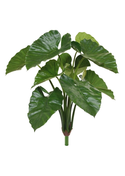 Alocasia Calidora Pianta Artificiale 70cm - Ignifugo