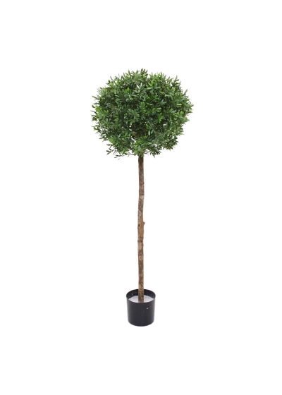 Ilex sfera Albero Artificiale su tronco 135cm - UV Resistente