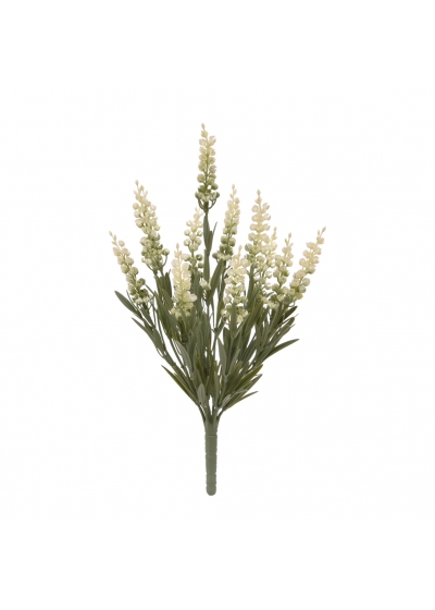 Lavanda Pianta Artificiale 30cm UV Crema