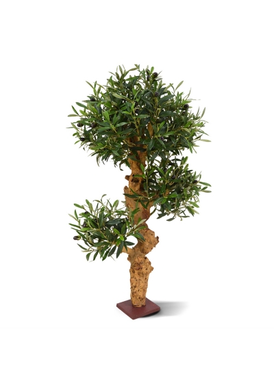 Ulivo Bonsai Albero Artificiale su base 90cm