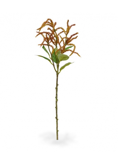Amaranthus ramo Artificiale 55 cm Arancione