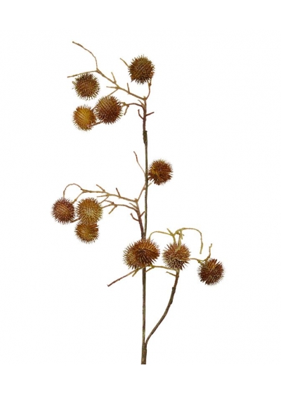 Cardo ramo Artificiale 85cm Marrone