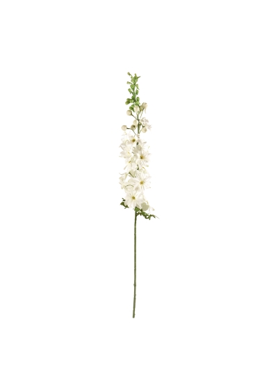 Delphinium ramo Artificiale Deluxe 100cm - Bianco