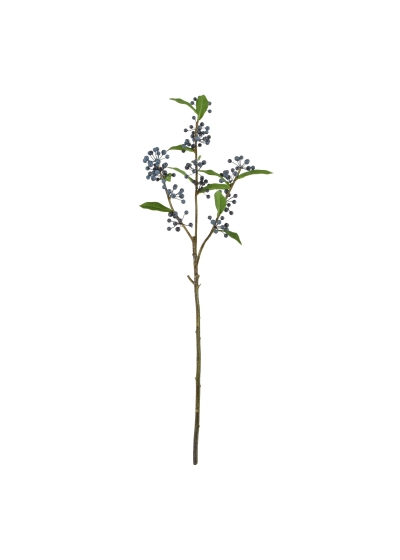 Mirtillo ramo Artificiale 75cm - Blu