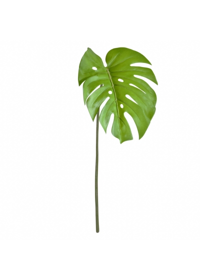 Monstera foglia Artificiale 65cm Verde