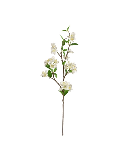Ramo di fiori di melo Deluxe 95cm Crema