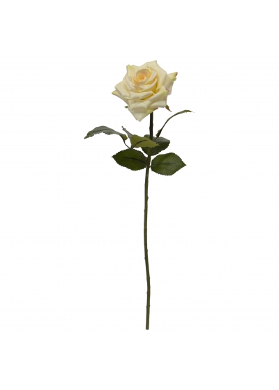 Rosa ramo Artificiale Classic 46cm Crema