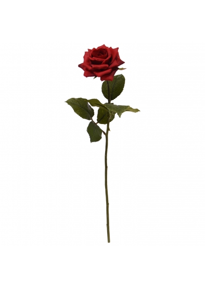 Rosa ramo Artificiale Classic 46cm Rosso