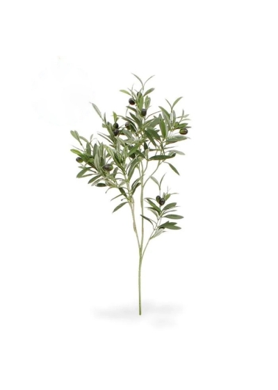 Ramo Artificiale di olivo Deluxe 90cm Ignifugo
