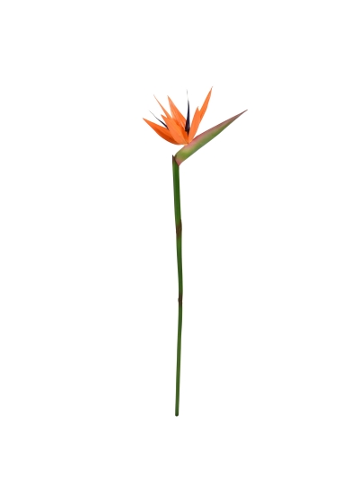 Strelitzia ramo Artificiale Deluxe 90cm Arancione