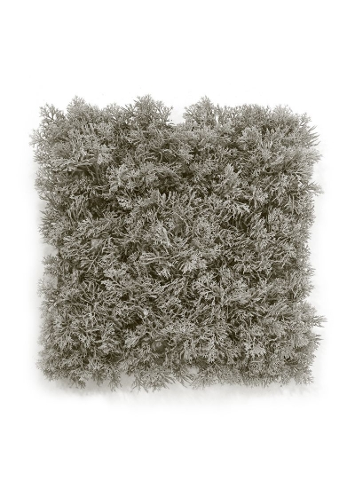Muschio di renna tappeto Artificiale 25x25cm - Grigio