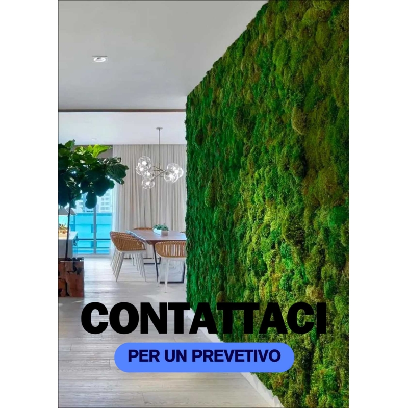 LICHEN WALL Panels from 75x75m Different Colors 