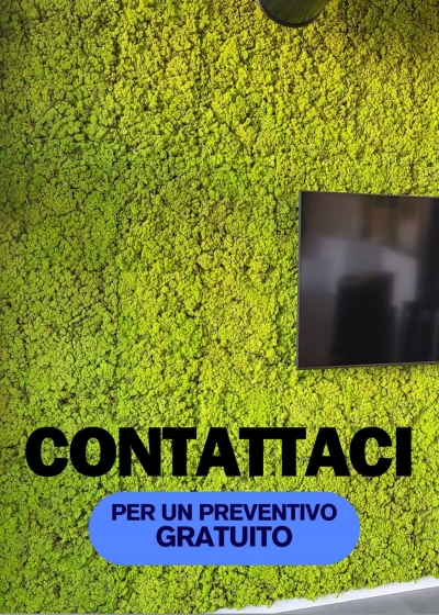 1. Pannelli di Lichene NATURALE Stabilizzato Realizzati su misura per Allestimenti Pareti Verdi