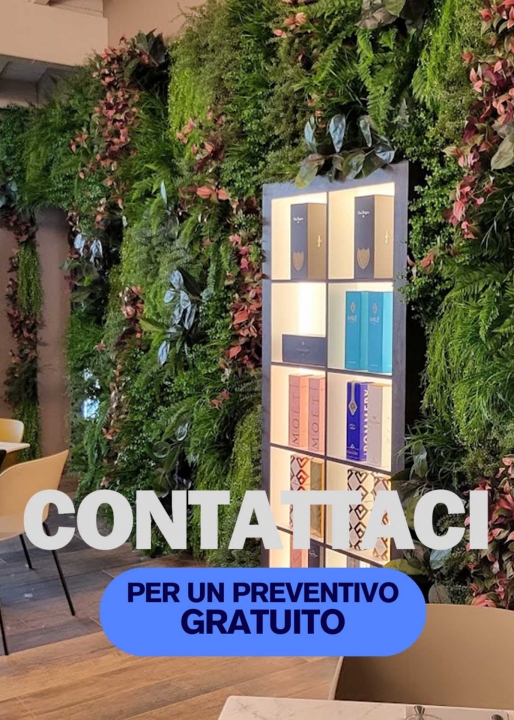 Giardino Verticale Artificiale LUX™ per INTERNI ed ESTERNI - Pannelli Assemblabili 