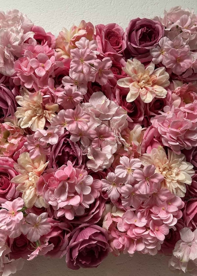 Pannelli di ROSE e FIORI Per Arredamento - ROSA MISTO SCURO (misure 50x50cm)