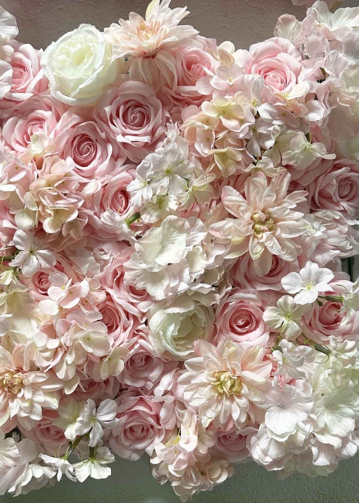 Pannelli di ROSE e FIORI Per Arredamento - ROSA MISTO CHIARO (misure 50x50cm)