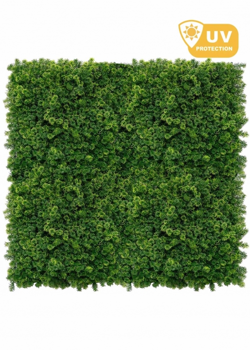 Pannelli di Lichene ARTIFICIALE VERDE SCURO per Allestimenti Pareti Verdi (Misura 100x100cm)