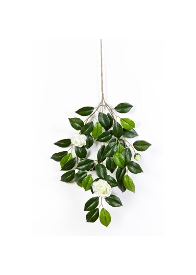 Camelia Spray W/Flowers - 55Cm