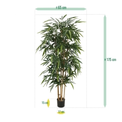 Albero di bambù artificiale 180 cm