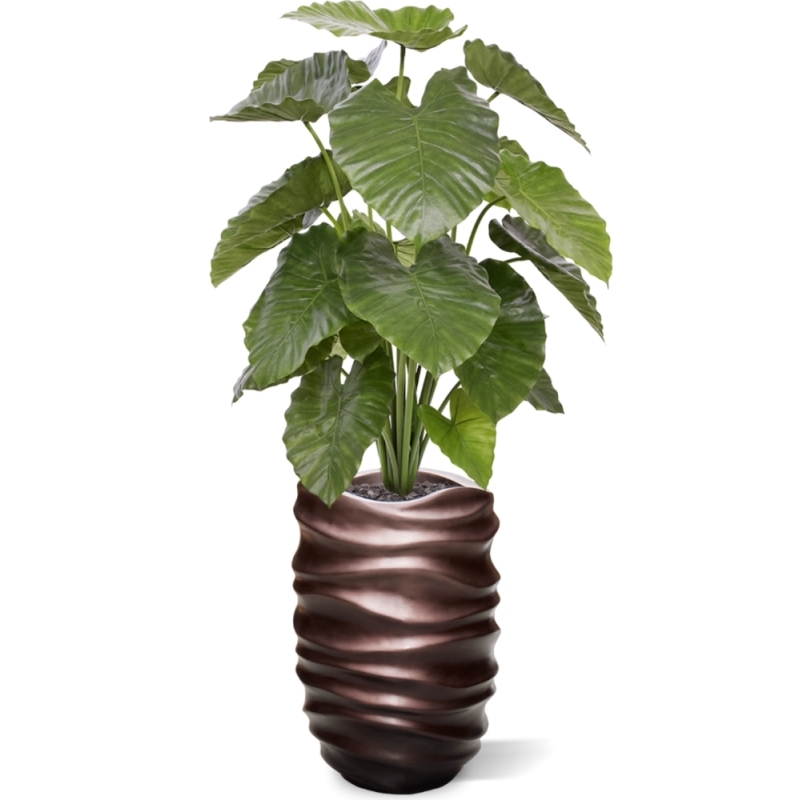 Alocasia Calidora pianta artificiale 115cm