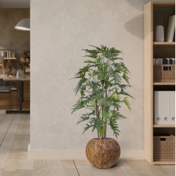 Albero artificiale Philodendron Xanadu deluxe 140 cm