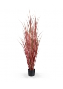 Pianta di erba artificiale Reed deluxe 130 cm - Borgogna