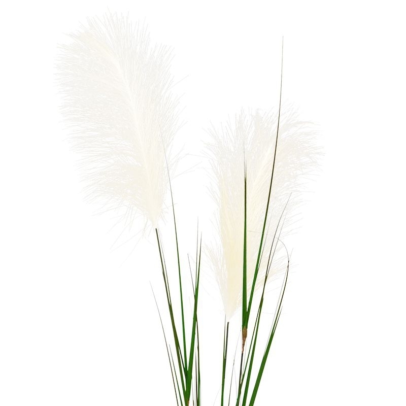 Stelo di erba pampa artificiale 120 cm crema