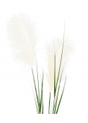 Stelo di erba pampa artificiale 120 cm crema