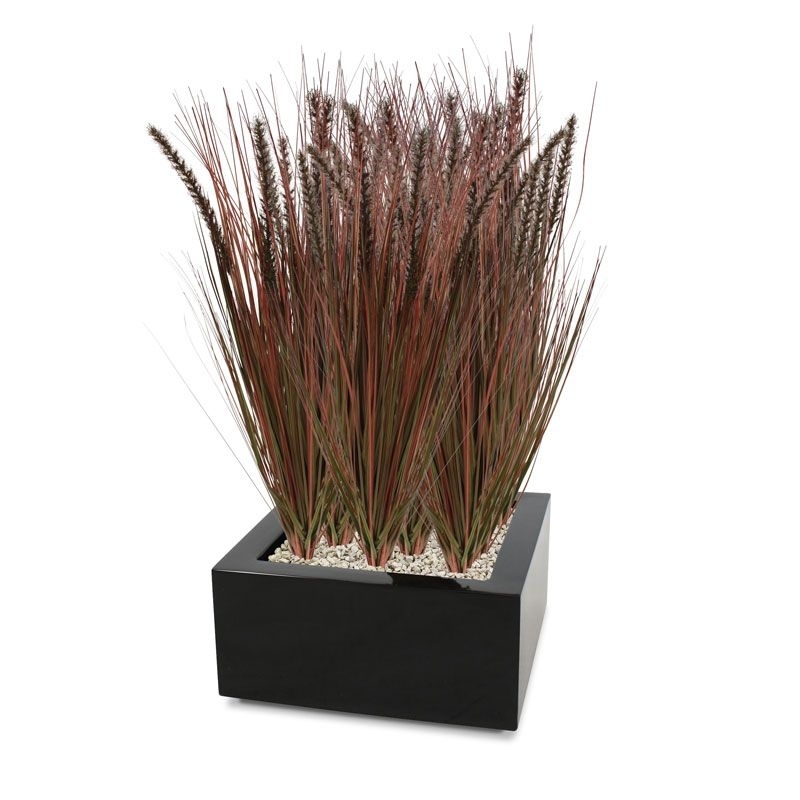 Bouquet artificiale di erba pennisetum 75 cm autunno