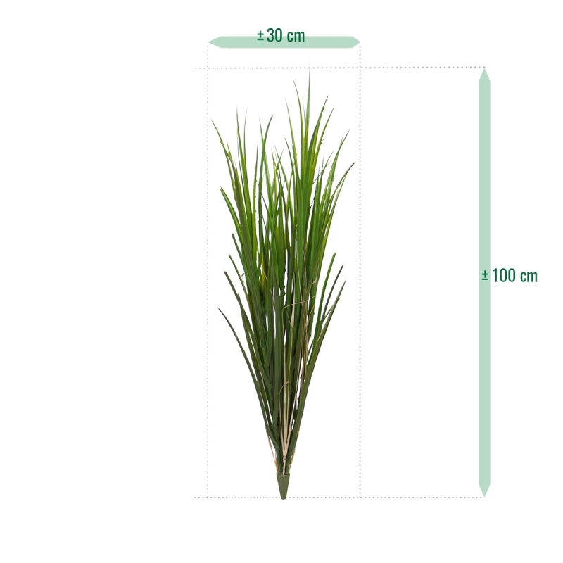 Canneto artificiale Deluxe 105cm verde UV