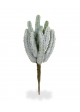Cactus artificiale Euphorbia 25 cm grigio