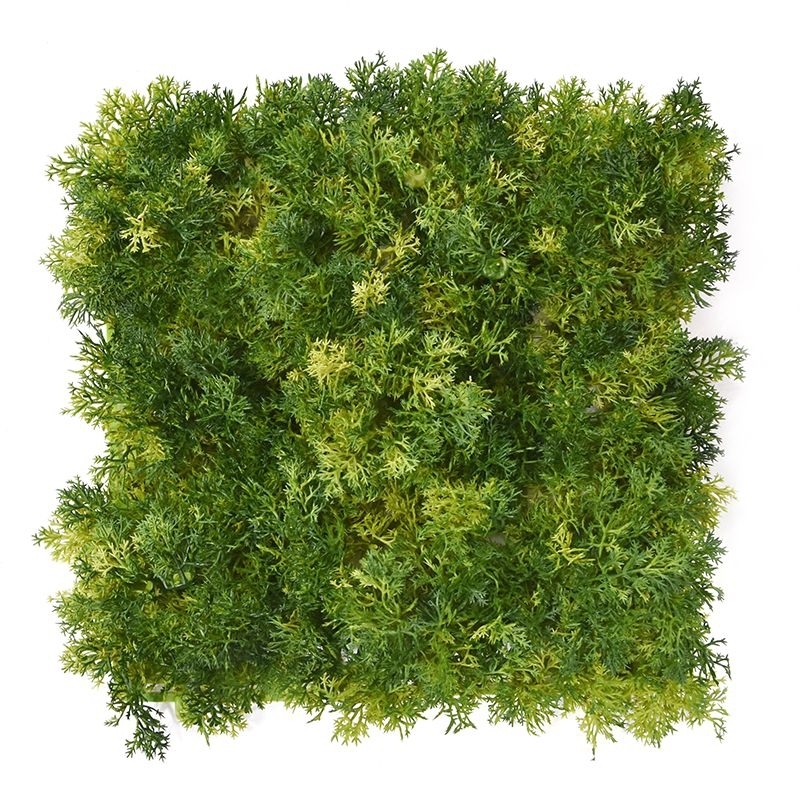 Tappetino artificiale in muschio di renna 25x25 cm verde