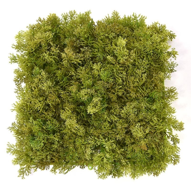 Tappeto artificiale in muschio di renna 25x25 cm verde-marrone
