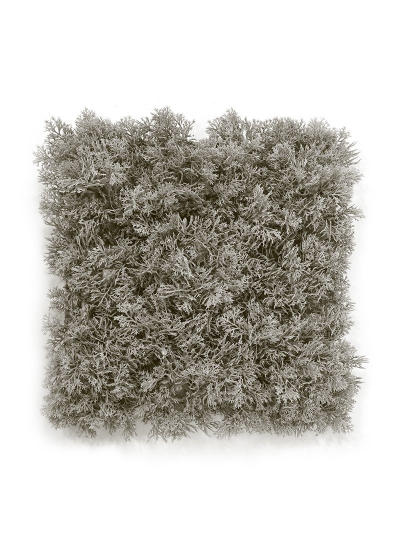 Tappeto artificiale in muschio di renna 25x25 cm grigio