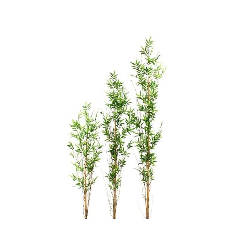 Ramo artificiale di bambù orientale diritto 120 cm