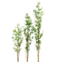 Ramo artificiale di bambù orientale diritto 150 cm